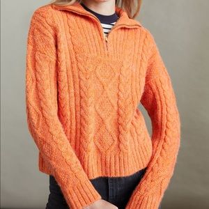 Anthropologie NEW Cable Knit Sweater Size S